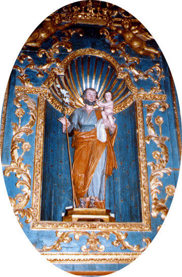 Statua del Santo opera di Lorenzo Gerasuolo, met del secolo XVIII